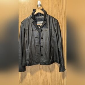 Wilsons Leather Women's Classic Black Leather Jacket